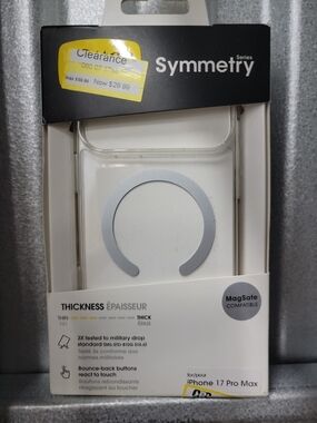 Otterbox Symmetry Clear Case fpr Iphone 17 Pro Max, Magsafe